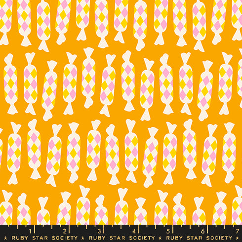 Eye Candy Diamond Candies in Clementine - Ruby Star Society Sold by the Half Yard